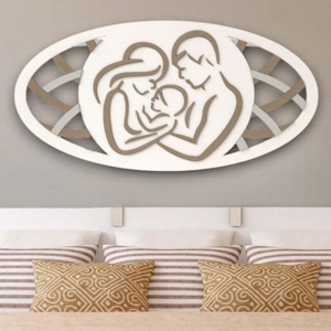 Capezzal capoletto sacra famiglia 120x60 moderna