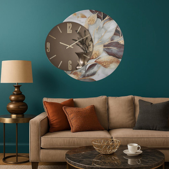 Orologio da parete florence di dimensioni 80cm tondo a specchio