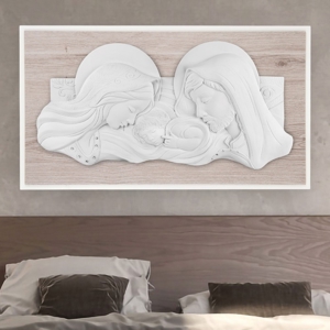 Capezzale sacra famiglia rovere 63x35 bongelli preziosi