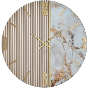Grande orologio 80cm per parete di grandi dimensioni effetto marmo