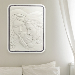 Capezzale capoletto sacra famiglia rovere 30x38 bongelli preziosi