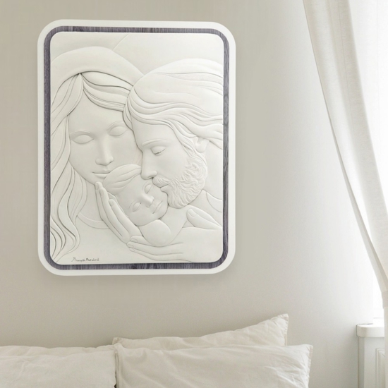 Capezzale capoletto sacra famiglia rovere 30x38 bongelli preziosi