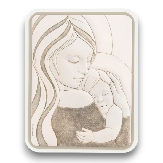 Capezzale maternita moderna nocciola 45x58 bongelli preziosi