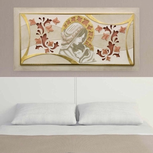 Capoletto capezzale 120x60 maternita' classica per camera da letto