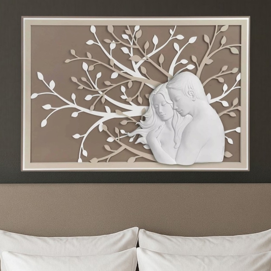 Capezzale moderno per camera da letto nocciola 70x48 bongelli preziosi