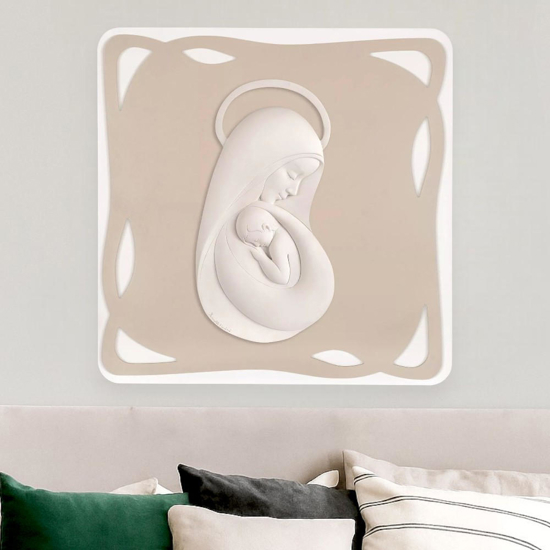Capezzale maternita moderna 62x62 nocciola bongelli preziosi