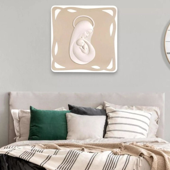 Capezzale maternita moderna 62x62 nocciola bongelli preziosi