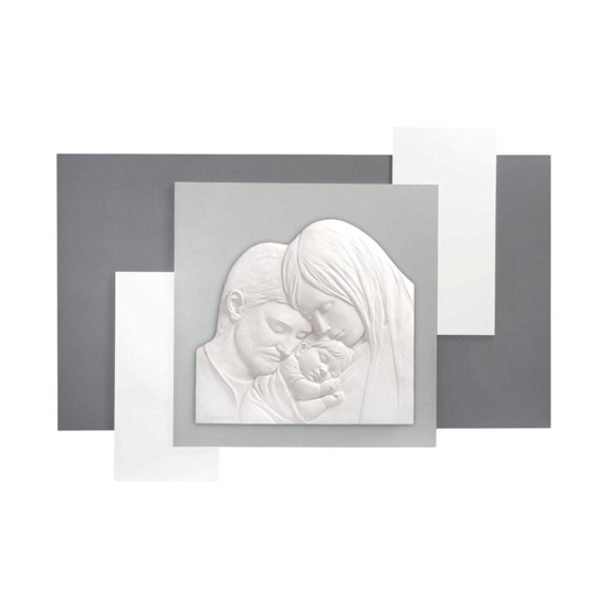 Quadro sacro per camera da letto 52x34 sacra famiglia