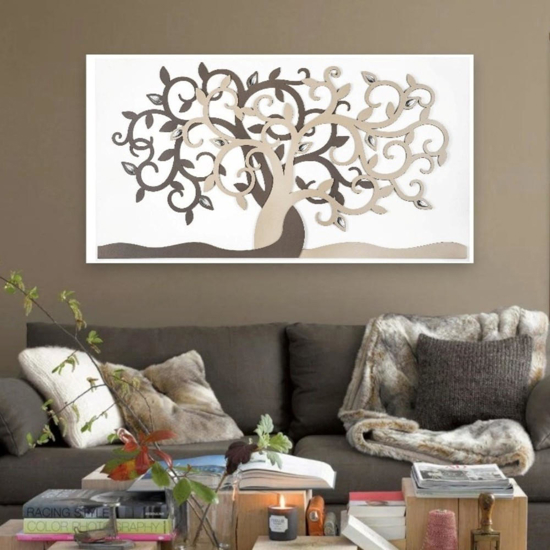 Quadro per camera da letto moderna nocciola 80x43 bongelli preziosi