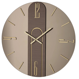 Orologio da parete mistica 60cm vetro bronzo design moderno