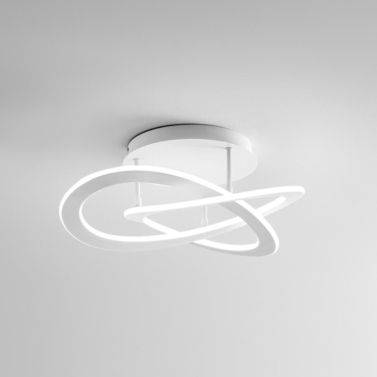 Gea luce plafoniera moderna yara led 40w 3000k bianca