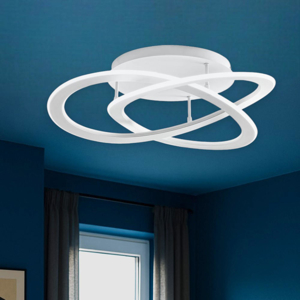 Gea luce yara plafoniera moderna led 30w 4000k design minimal