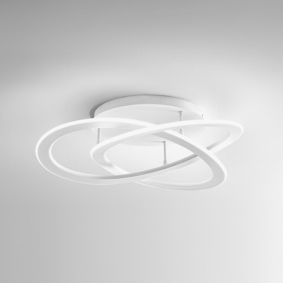 Gea luce yara plafoniera moderna led 30w 4000k design minimal