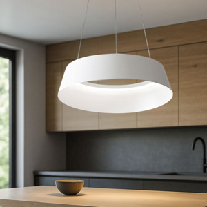 Gea luce juliette lampadario cucina led 50w 3000k bianco rotondo