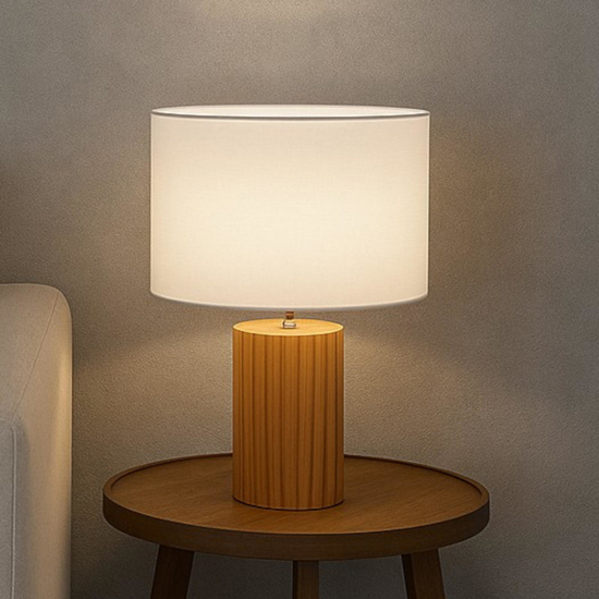 Perenz tribale lampada da tavolo arancione opaco paralume