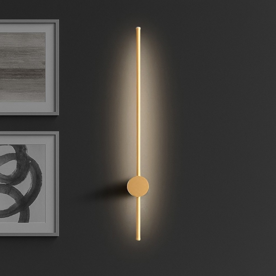 Gea luce enila applique da parete led 2ow 3000k colore oro