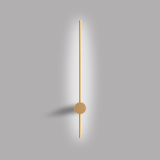 Gea luce enila applique da parete led 2ow 3000k colore oro