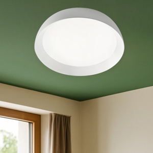 Gea luce sheila plafoniera moderna led 50w 3000k per soggiorno