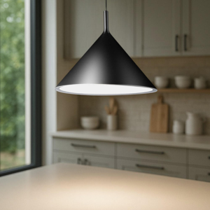 Gea luce barbie lampada a sospensione per tavolo cucina colore nero
