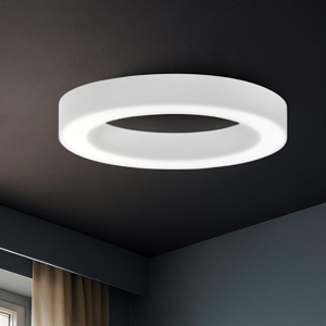Gea luce flor plafoniera moderna led 50w 3000k circolare minimal