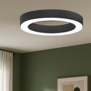 Gea luce flor plafoniera moderna led 50w 3000k ad anello