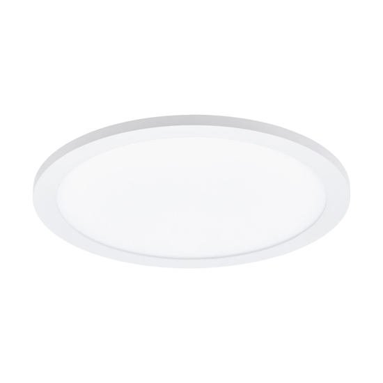Eglo sarsina plafoniera per cucina 30cm rotonda bianca 17w 4000k moderna