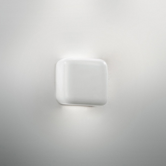 Gea luce babol applique camera da letto cubico bianco