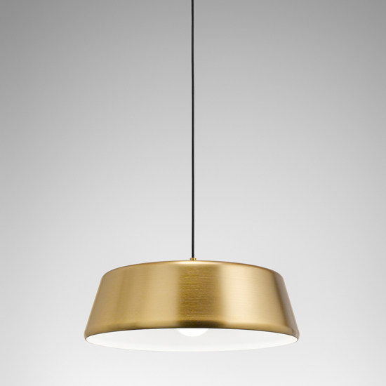 Lampadario moderno ottone blanca gea luce