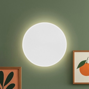 Gea luce fortuna applique da parete led 28w 3000k bianca moderna