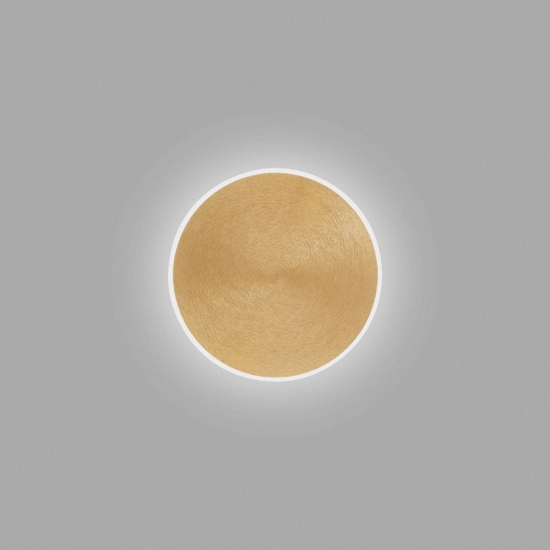 Gea luce fortuna applique da parete led 28w 3000k colore oro