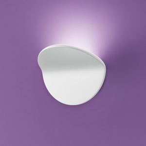 Gea luce plug applique da parete bianco led 20w 3000k minimal