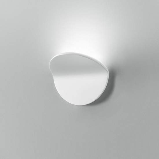 Gea luce plug applique da parete bianco led 20w 3000k minimal
