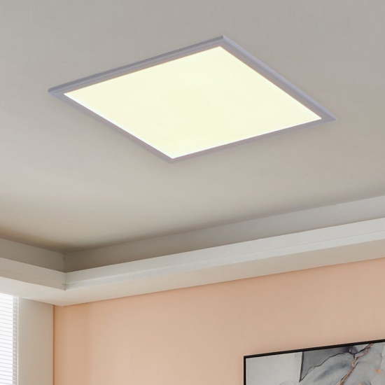 Salobrena eglo plafoniera quadrata smart led 21w dimmerabile 2700k-6500k