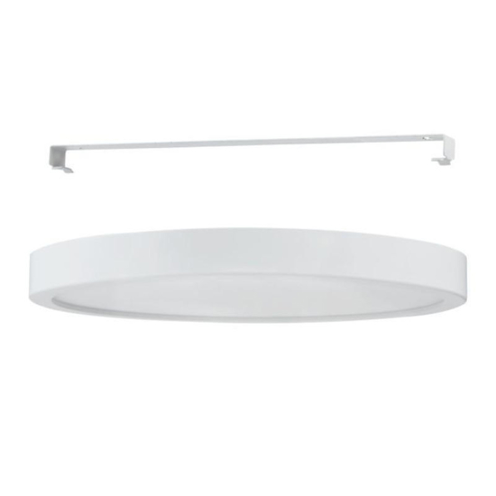 Plafoniera da bagno bianca tonda led dimmerabile tramite app ip44 fueva eglo