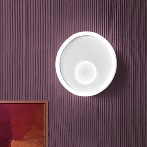 Gea luce melania applique da parete led 40w 3000k design moderno
