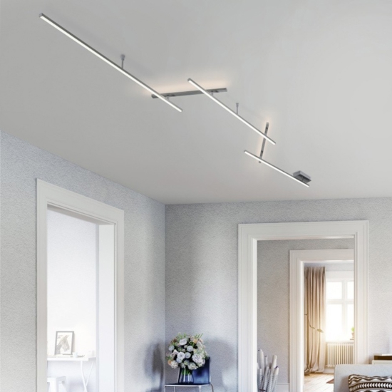 Plafoniera per soggiorno moderno led 3000k dimmerabile luminosa