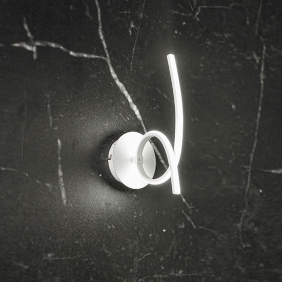 Gea luce tosca applique da parete led 15w 3000k minimal