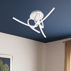 Gea luce tosca plafoniera moderna led 45w 3000k bianca