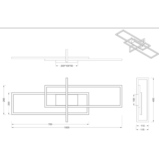 Plafoniera oro led 34w 3000k dimmerabile moderna design per soggiorno