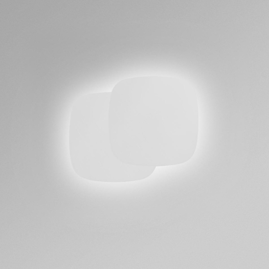 Gea luce step applique da parete led 40w 3000k bianco moderno