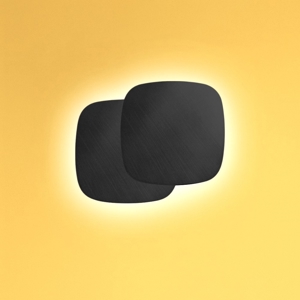 Gea luce step applique da parete led 40w 3000k nera opaca