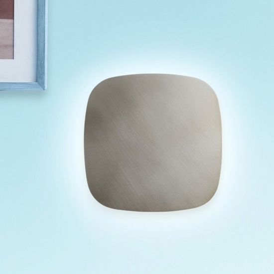 Gea luce step applique da parete di design led 45w 3000k quadrata