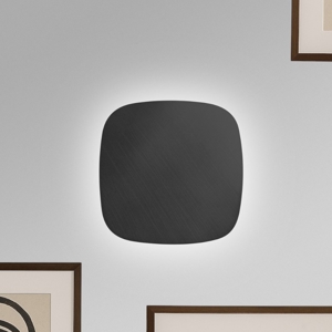 Gea luce step applique da parete nera led 45w 3000k quadrata