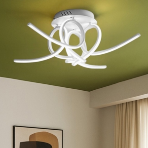 Gea luce plafoniera moderna tosca led 60w 4000k bianca