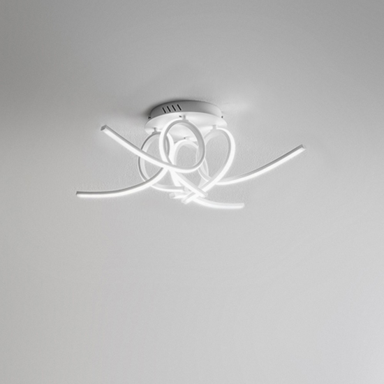 Gea luce plafoniera moderna tosca led 60w 4000k bianca