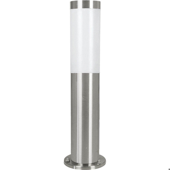 Eglo helsink lampioncino da giardino cilindro acciaio inox