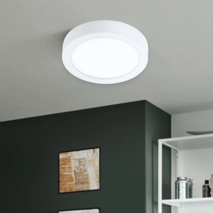 Eglo fueva plafoniera per bagno led tonda ip44 smart home