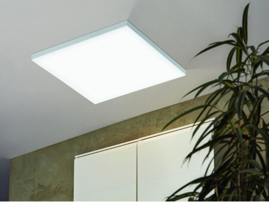 Eglo turcona plafoniera led 60x60 33w 4000k quadrata bianca per cucina