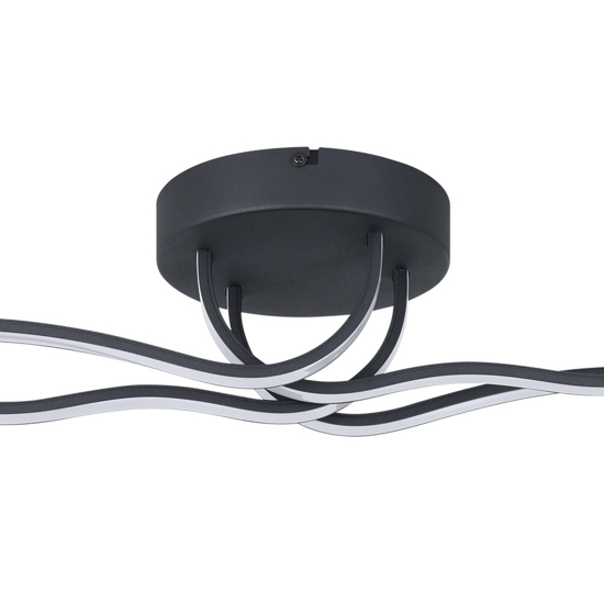 Eglo roncade plafoniera da soffitto con illuminazione led 3000k