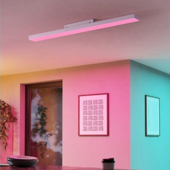 Eglo turcona plafoniera led 120x10 34w rgb controllo con app